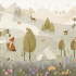 Фотообои флизелиновые Barton Wall Сказочный лес