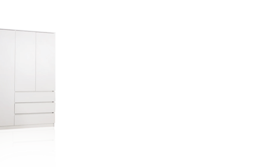 Шкаф распашной Letta цвет белый гладкий