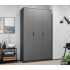 Шкаф распашной Столплит диамант серый