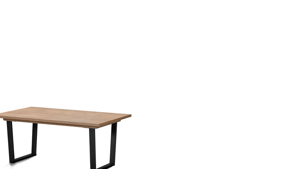 Кухонный стол Терминал Kansas цвет дуб вотан/черный