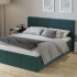 Кровать Трия Лора цвет изумрудный